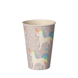 Papstar drinking cups unicorn cardboard 0.2l