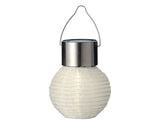 Lumineo solar lantern nylon ø7xh9.5cm white
