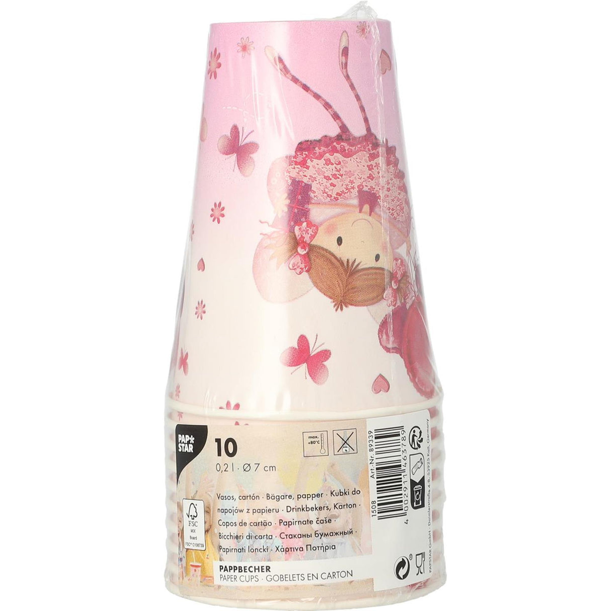 Papstar Coupe kleng Dänzer Karton 0,2 l 10 Stéck