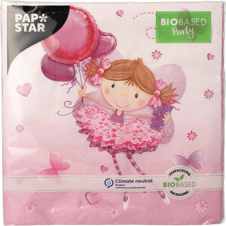 Papstar servetėlės little dancer 3 sluoksnių 33x33cm