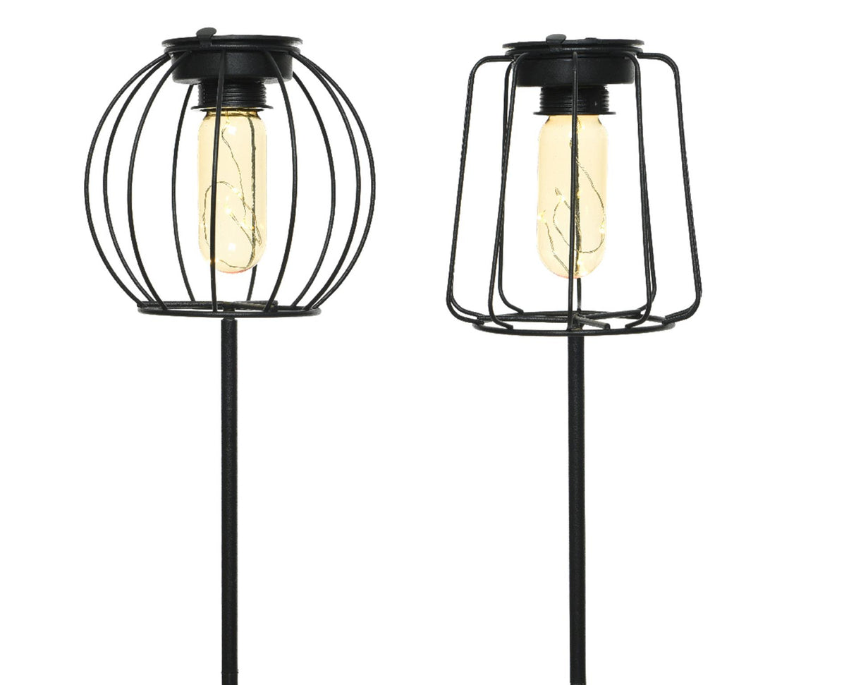 Lumineo LED solar lantern on plug ø13cm