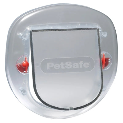 Petsafe Cat Flap di grandi dimensioni Cat trasparenti 4 posizioni