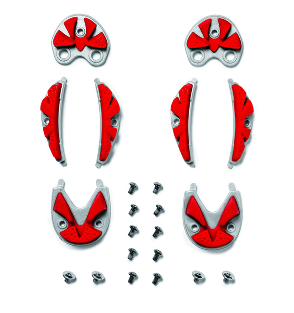 Sidi mtb sole srs carbon-ground grey red | 45-48