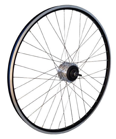 KGS rear wheel 28 inch (622) Connect Black Silver Nexus 7 Silver