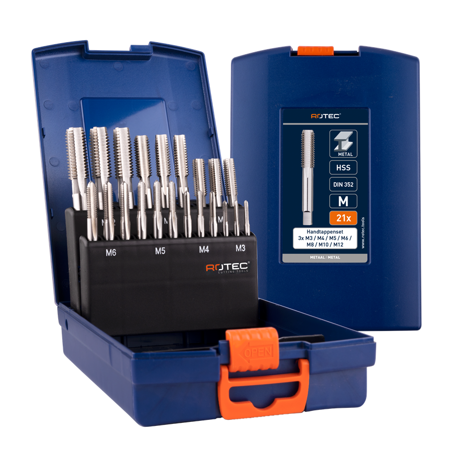 Rotec hand tap set m3-m12