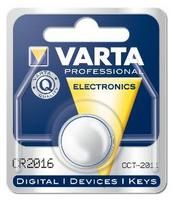 Varta CR2016 3V Lithium Button Cell pr. Stykke