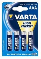 VARTA AAA LR03 Mini Penlite alcaline par 4 pièces sur la carte