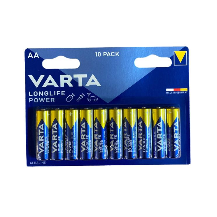 VARTA Batterie Longlife Alkaline AA Batterien (P10)