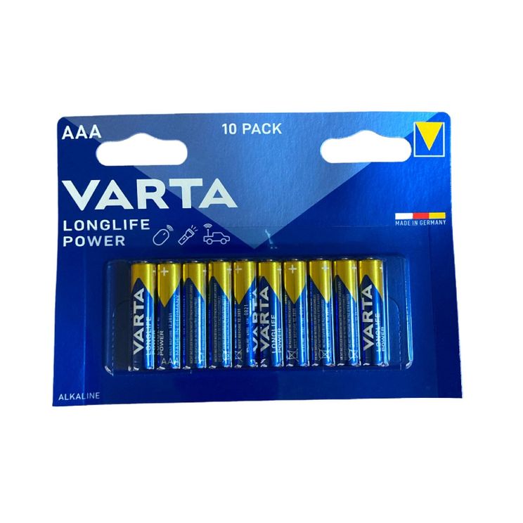 Varta Battery Longlife Alkaline AAA batteries (P10)