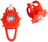 Pexkids Lighting Set LED -sommerfugl med silikonstropp rød