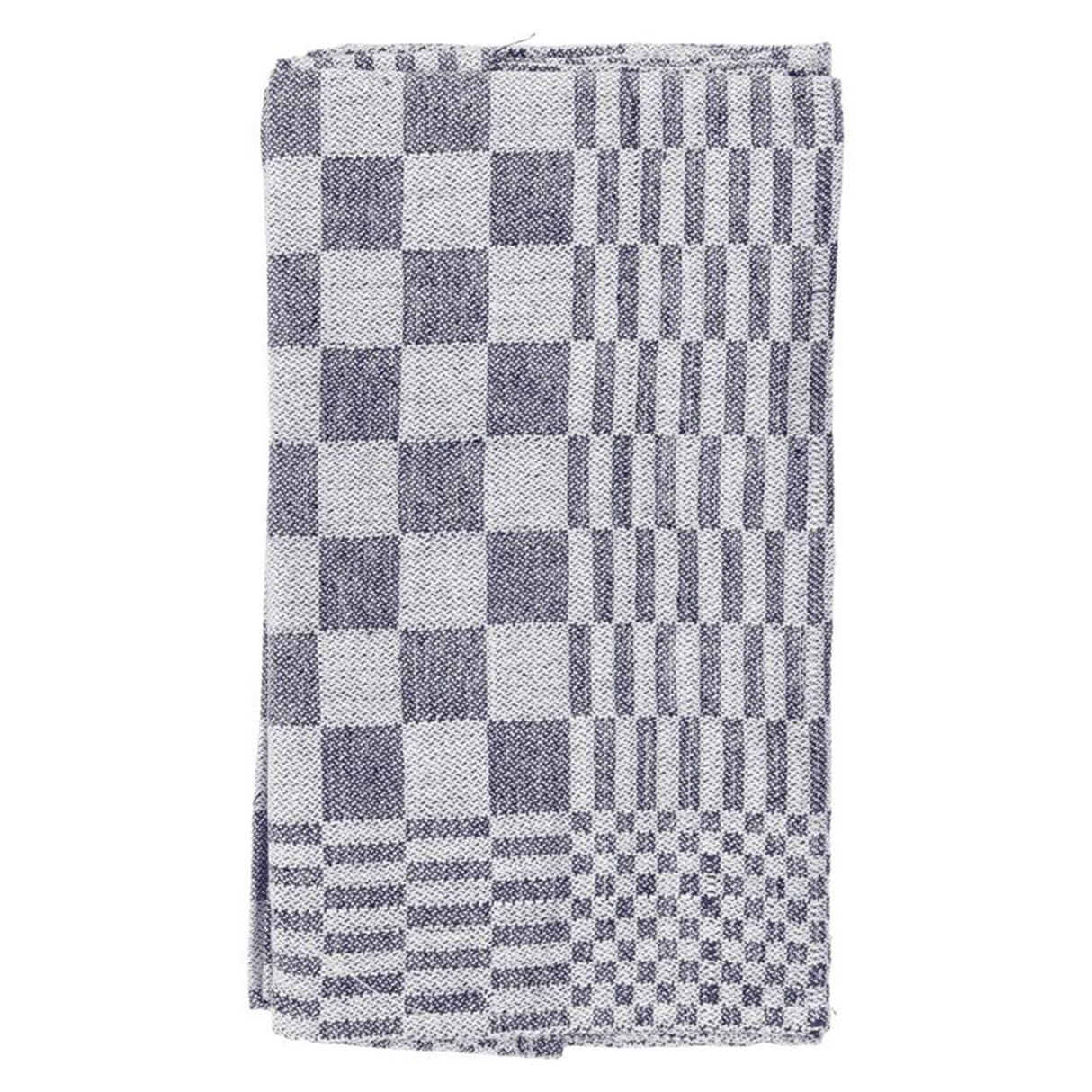 Tea towels block 60x65 blue, pack of 6 pcs.