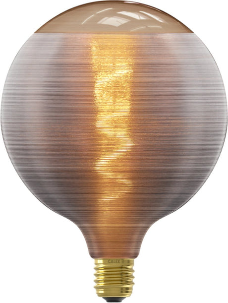 Calex silk series led lamp - g125 - grijs - e27 - 4w - dimbaar