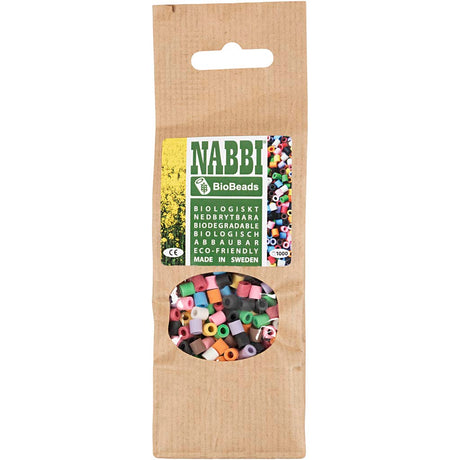 Creativ company nabbi biobeads 5x5mm various colors - 1000 pcs.