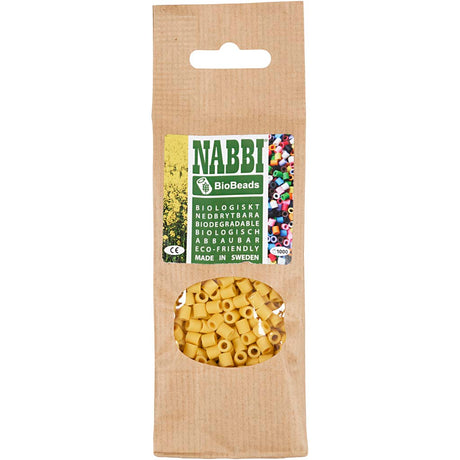 Creativ company nabbi biobeads 5x5mm yellow - 1000pcs.