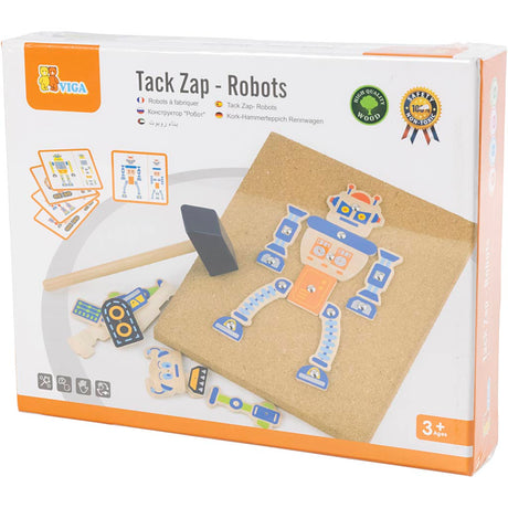 Viga Hammer Mosaik Set, Roboter, Gréisst 23x18 cm, 1 Stéck