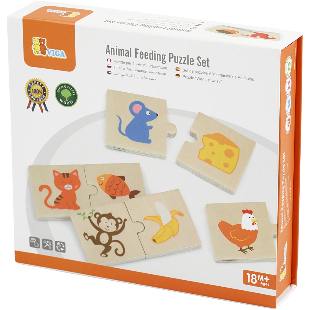 Viga Puzzel, 12 Deeler 1 Set