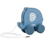 Viga pull elefant, str 11 cm, blå, 1 stk