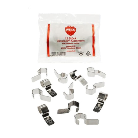 Weck Clamps Sak vun 12 Stécker