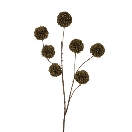 Roberts Kollektioun kënschtlech Blummen Pompom 98cm dk gréng