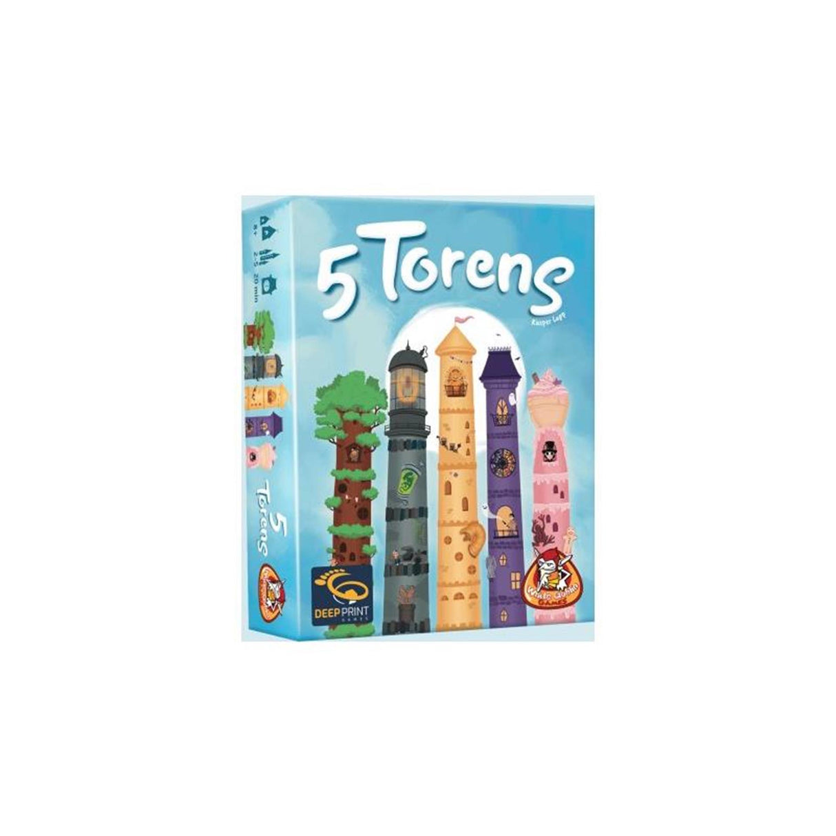 White goblin games 5 towers card game