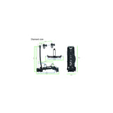 Pro-user diamond tow bar bicycle carrier for 2 bicycles, also e-bikes