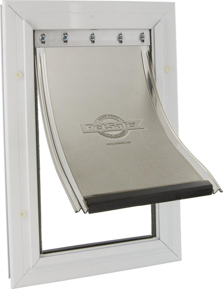 Staywell 640 dog door - up to 45 kg - aluminum - white