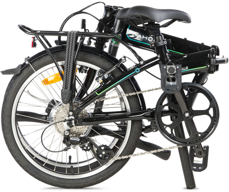 Dahon plegable bicicleta mariner d8 obsidiana negra