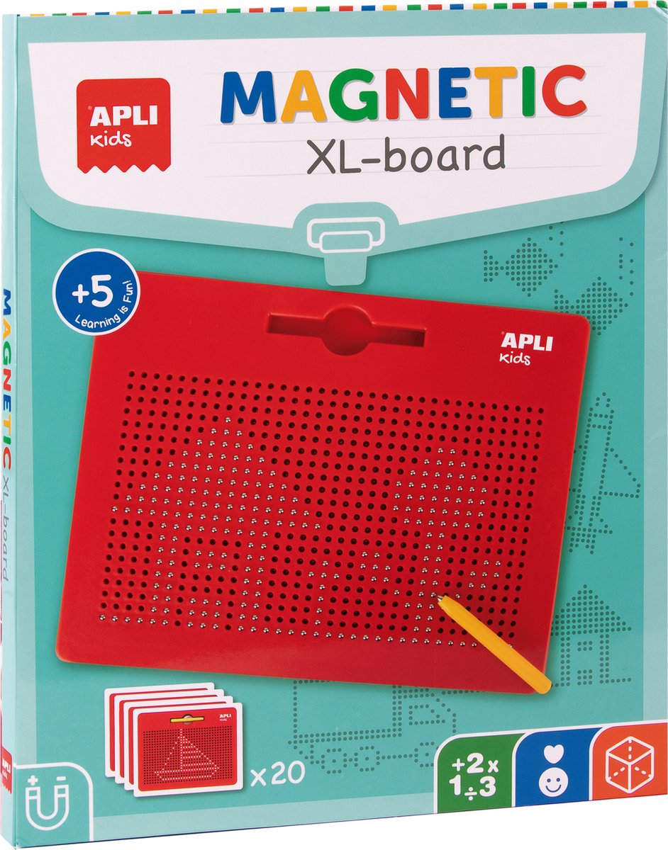Apli kids magnetic drawing board xl