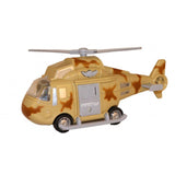 Helicopter friction with light and sound