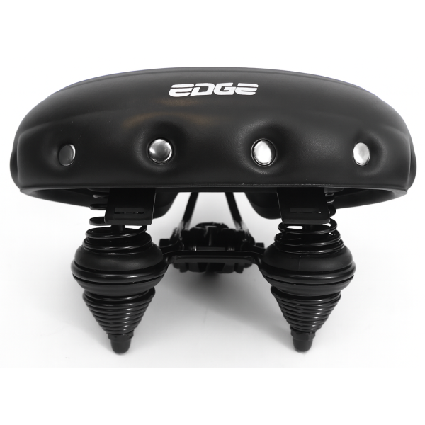 Edge bicycle saddle urban xl wave - black
