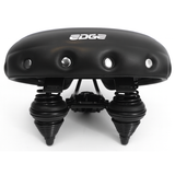 Edge bicycle saddle urban xl wave - black