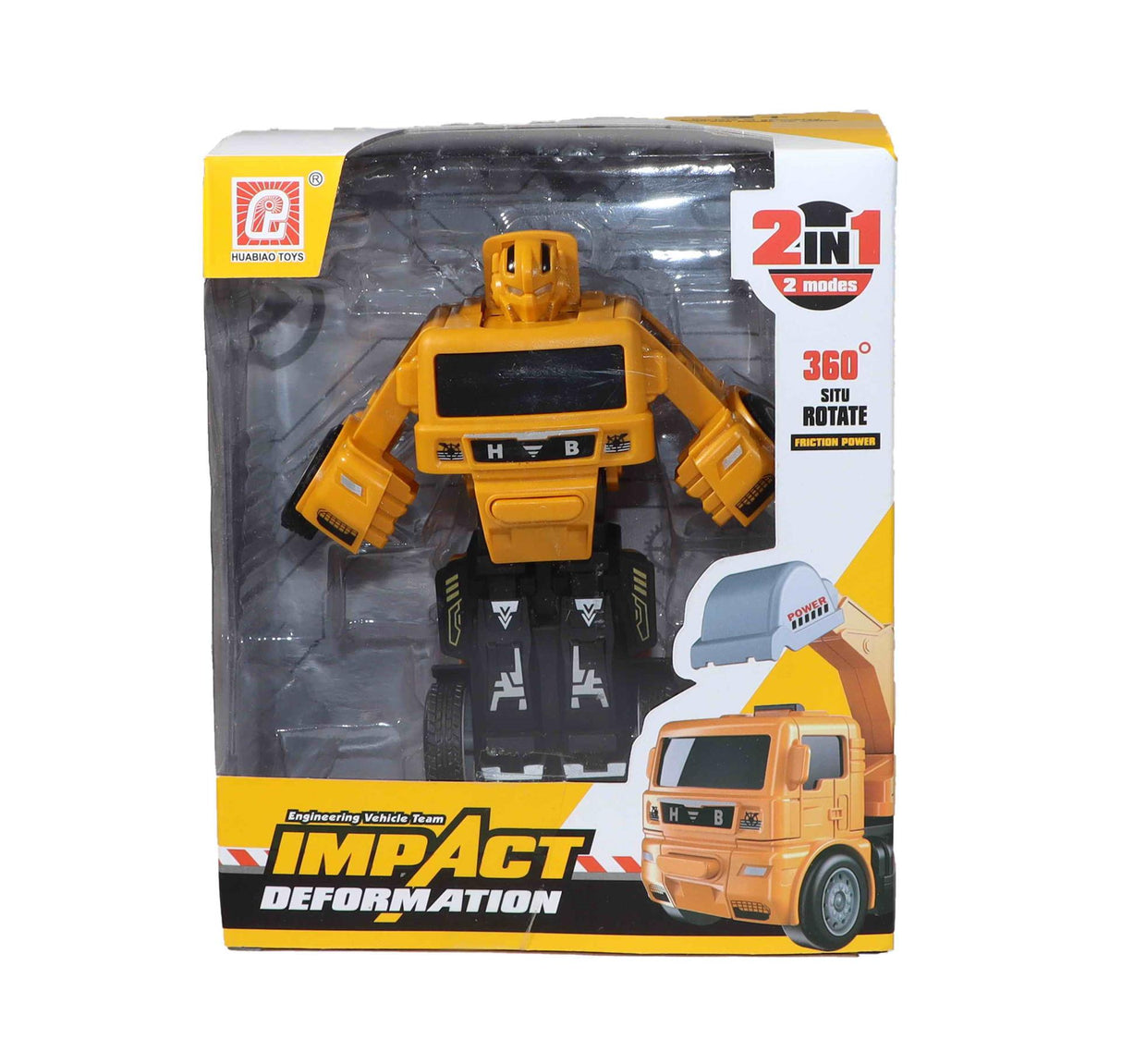Robot construction camion transformable