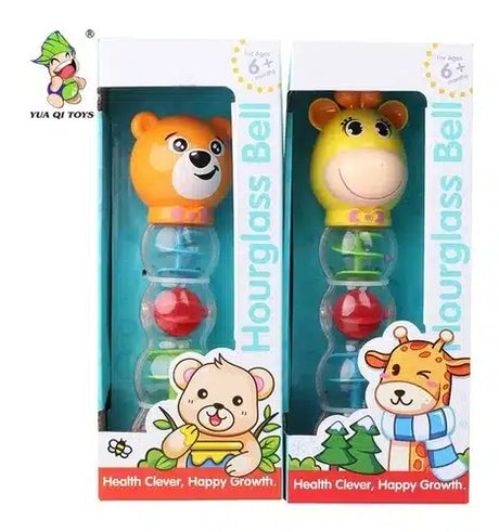 Jonotoys baby skallra giraffbjörn 23cm