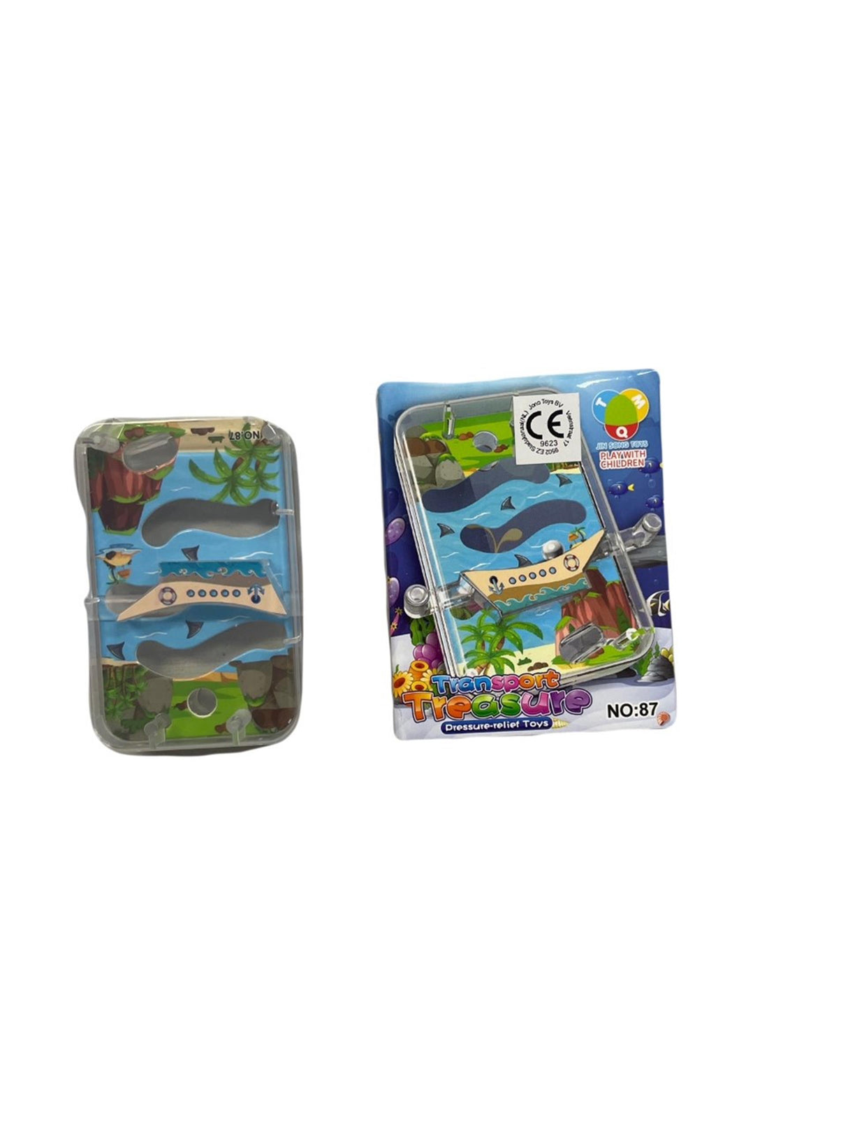 Pin ball game boat 8cm