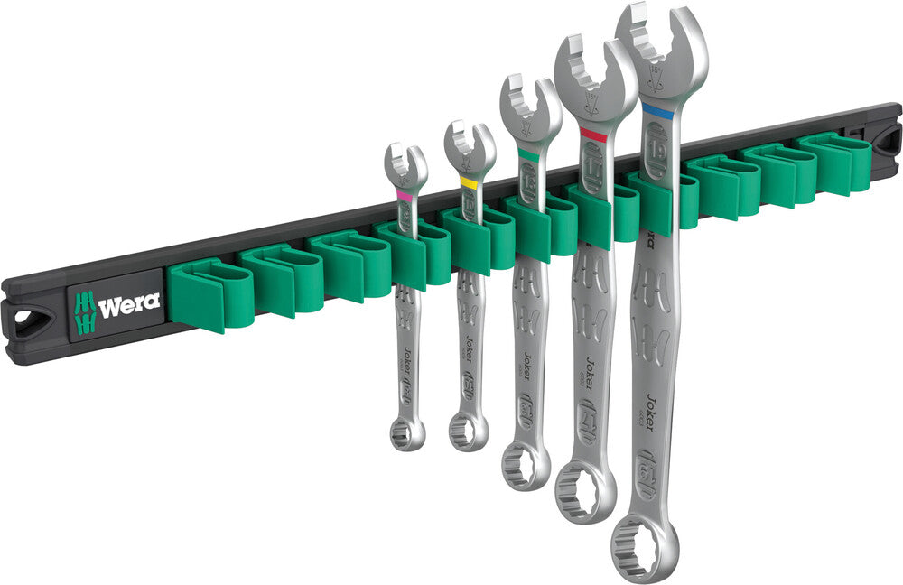 Wera 9641 magnetic strip 6003 Joker 2 combination ratchet wrench set, 5-piece - 05020234001