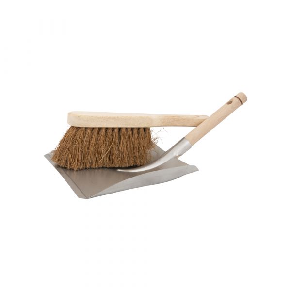 Mm eurotool dustpan and brush with metal pan
