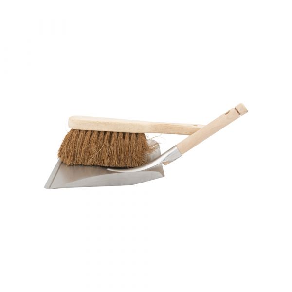 Mm eurotool dustpan and brush with metal pan