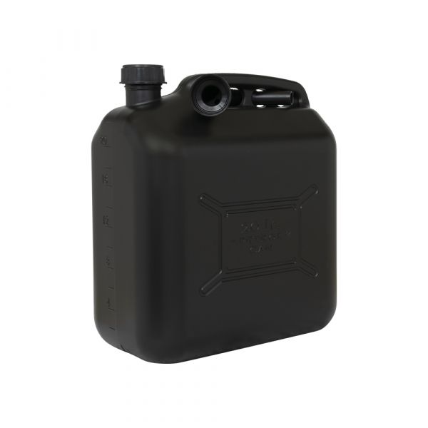 Jerry can, 20 liters, black
