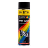 Motip Mat Spray Lacquer Black (500ml)