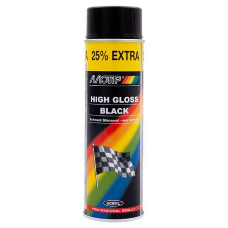 spray paint acrylic paint high-gloss black 500 ml