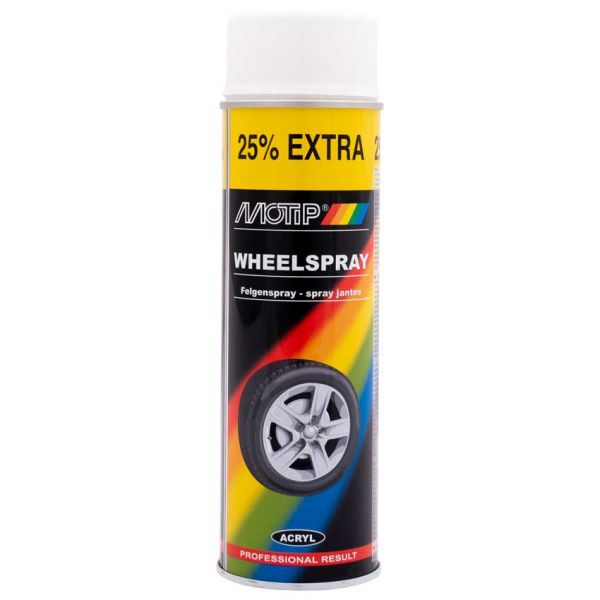 Motip white (wheel), can 500 ml.