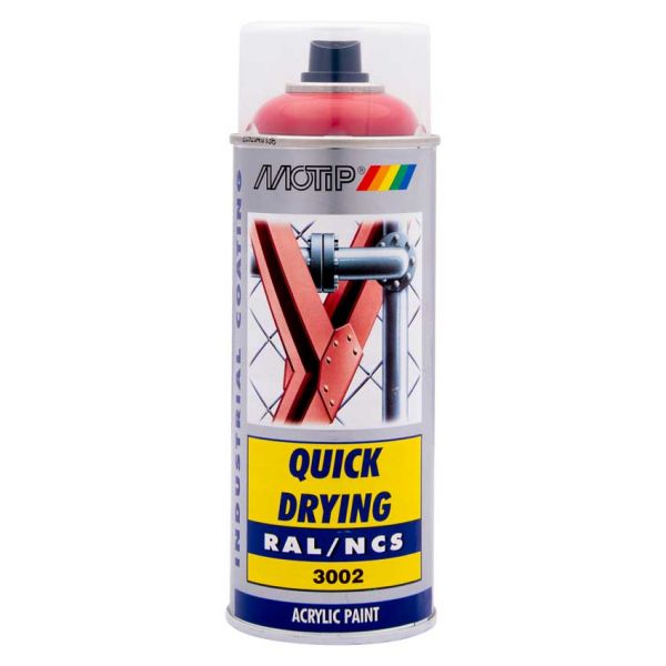 Motip industrial ral3002 400 ml.