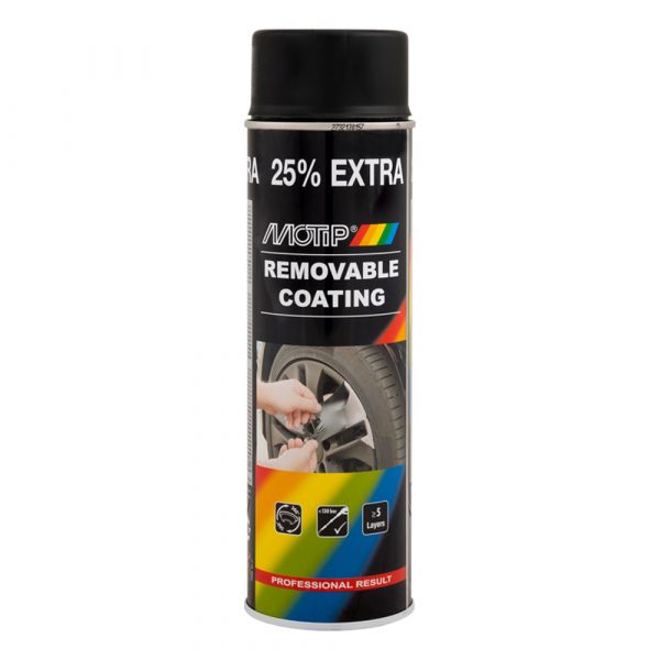 Motip removable coating black matt