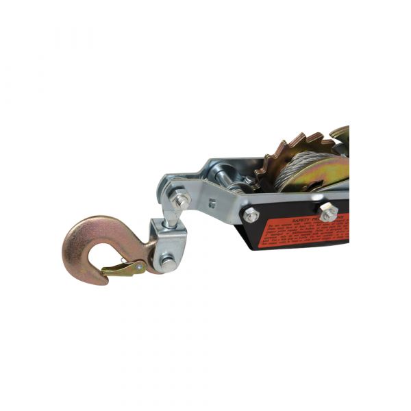 Topgear hand winch 2 ton, steel wire