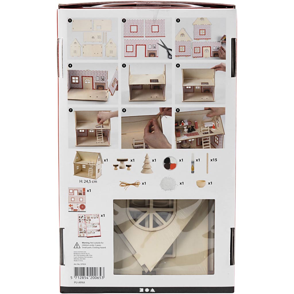 Creativ company hobby set Santa's house