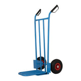 Mm ročni voziček moder + loputa 200 kg.