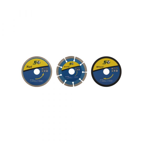 Diamond discs 3 -piece 115 mm