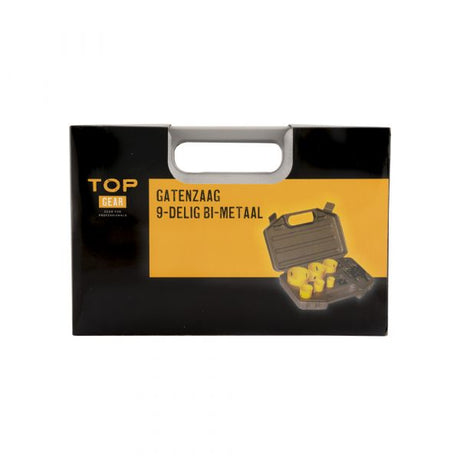Topgear hole saw 9-piece bi-metal