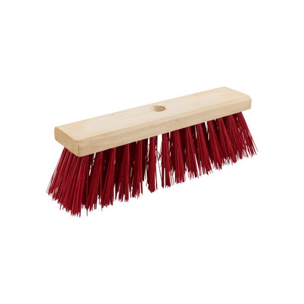 Broom nylon red 29 cm.