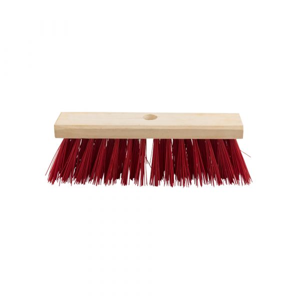 Broom nylon red 29 cm.